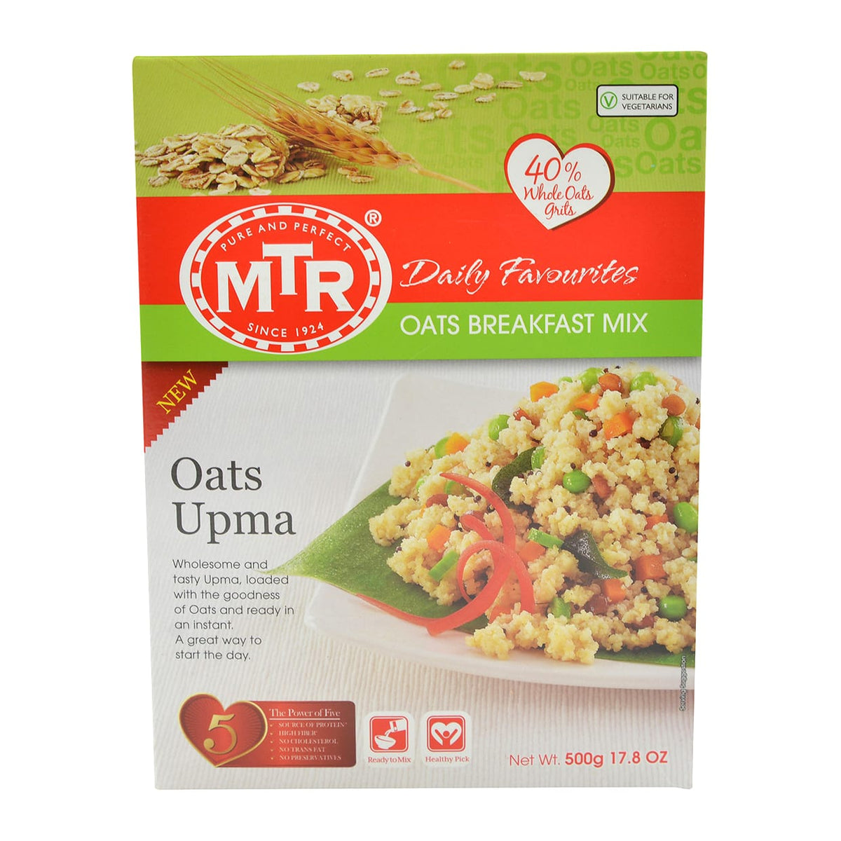 MTR Oats Upma 17.8 Oz - 500 Gms