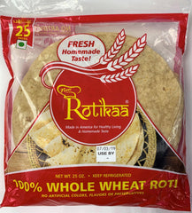 Rotika Whole Wheat 25 Pieces Small