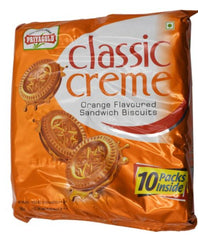 Priya Gold Orange Flavor Sandwich Biscuit 500 Gms