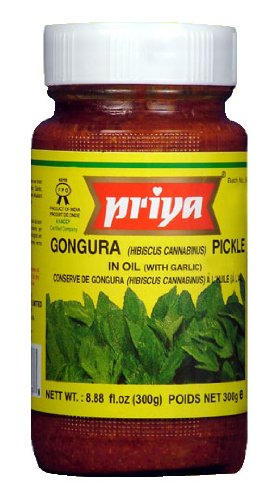 Priya Gongura Pickle 10.6 OZ - 300 Gms