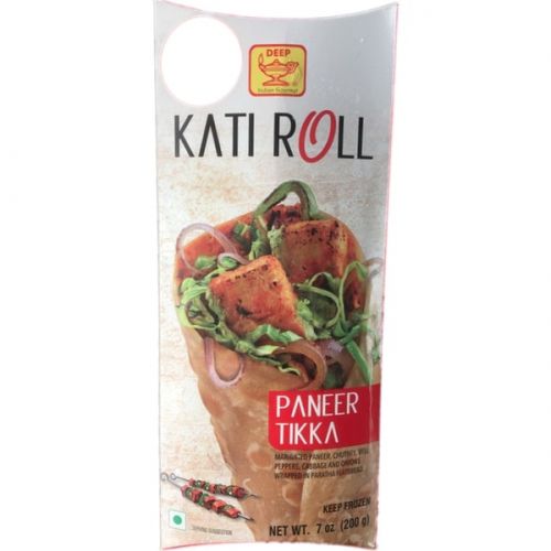 Deep  Kati Rolls Paneer Tikka 7 oz - 200 Gms