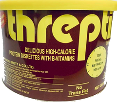 Threptin Delicious High Calorie Protein Diskettes with B-Vitamins Chocolate Flavour275 Gms