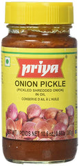 Priya Onion Pickle In Oil 10.6 OZ - 300 Gms