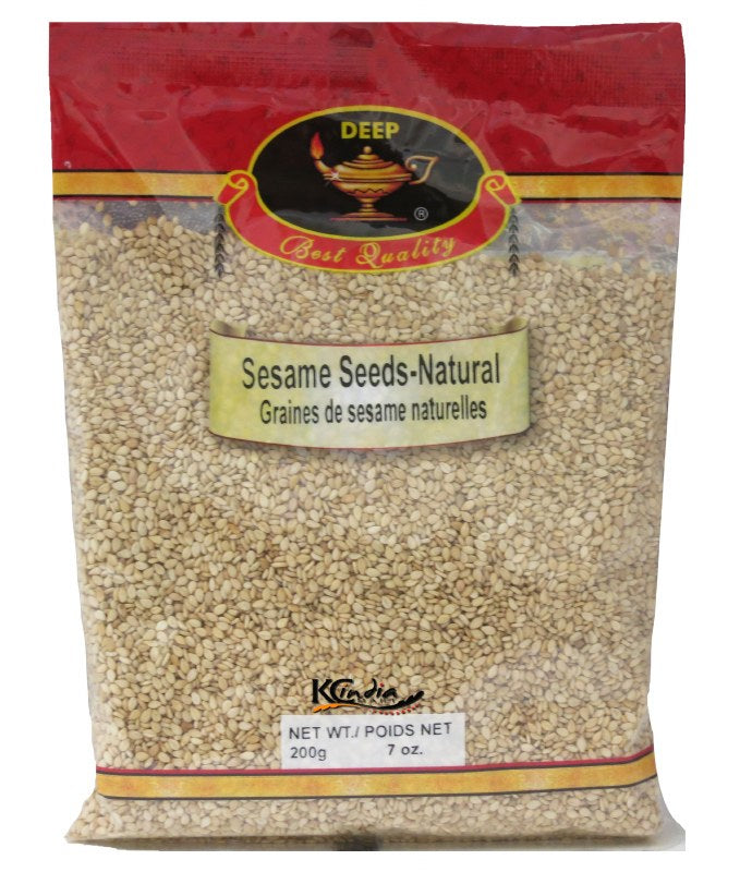 Deep Sesame Seeds-Natural 7 oz - 200 Gm