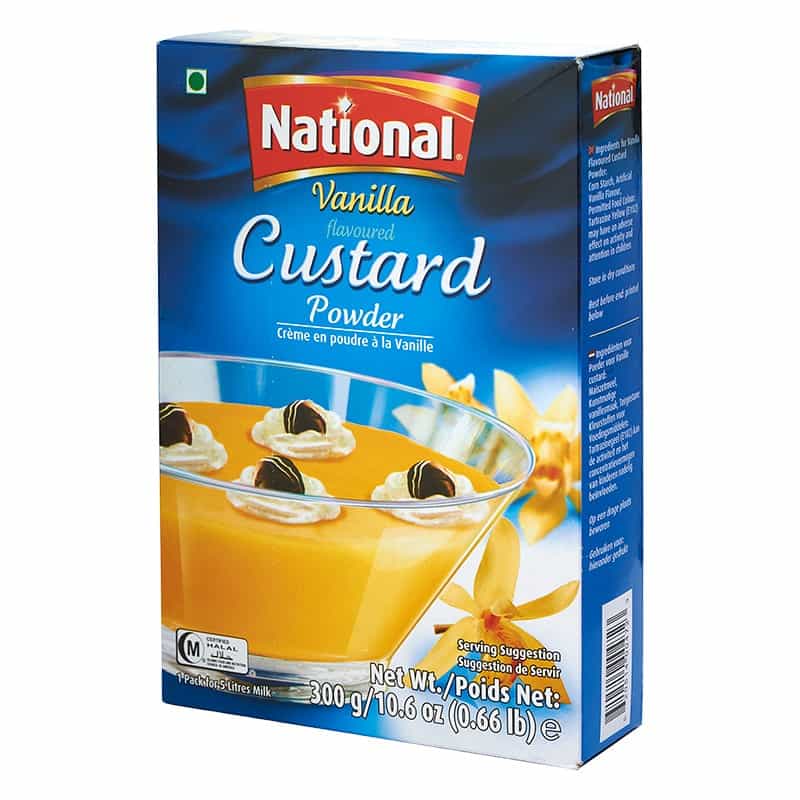 National Custard Powder Vanilla Flavor 10.6 oz - 300 Gms