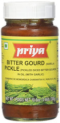 Priya Bitter Gourd Pickle In Oil 10.6 OZ - 300 Gms