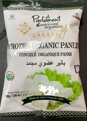 Parliament Sanjeevani Organics Forzen Organic Paneer made of 100% Organic Milk 7.05 Oz - 200 Gms