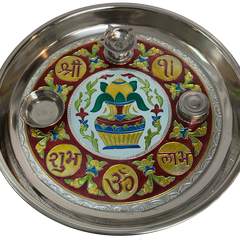 Pooja Thali 12 Inchs ( 5 Deeps)