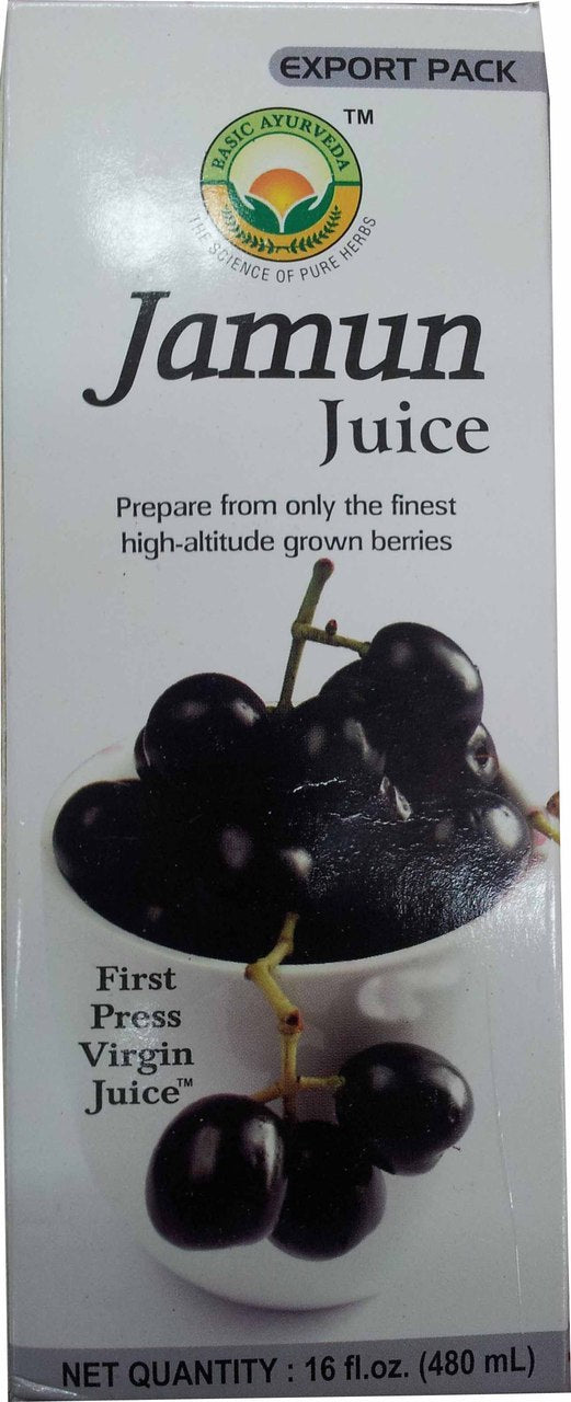 Basic Ayurveda  Jamun Juice 16.9 Oz - 480 Gms