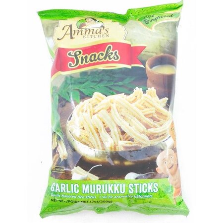 Amma's Kitchen Garlic Murukku Sticks 7 Oz - 200 Gms