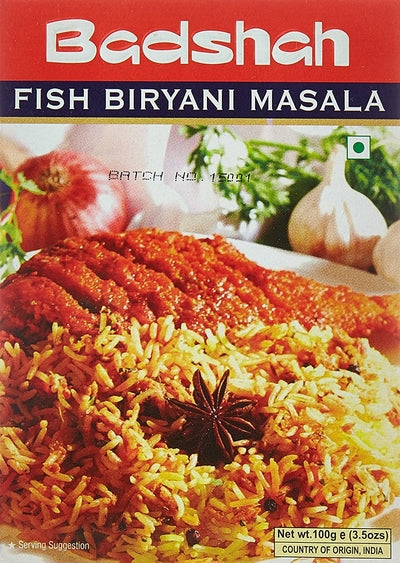 Badshah Fish Biryani Masala 3.5 OZ - 100 Gms