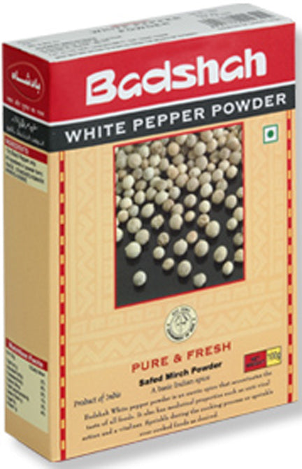 Badshah White Pepper Powder 3.5 OZ - 100 Gms