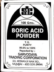 Boric Acid Powder -Use for Carrom Board, Dancing Floor ,  350z- 100 Gms