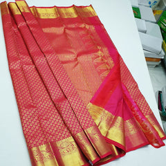 Pure silk kamchivaram and silk mark certified sarees