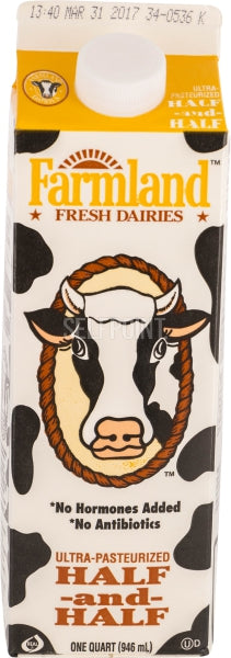 Farmland Half and Half one pint-473 ML