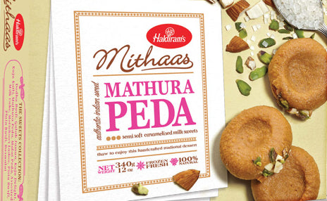 Haldiram's Mithaas Mathura Peda 12 Oz - 340 Gms