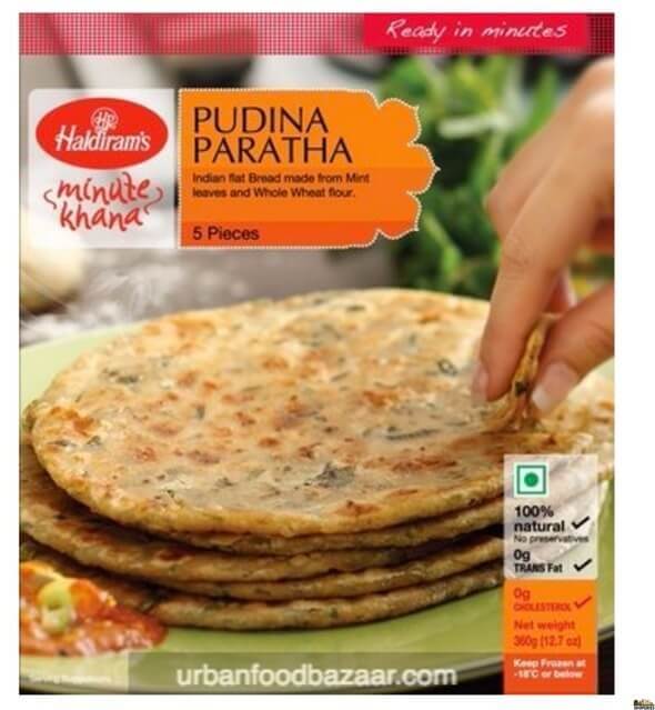 Haldiram's Pudina Paratha 4 Pieces