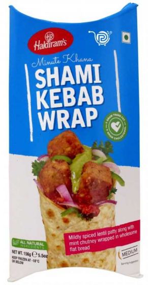 Haldiram's Minute Khana Shami Kabab Wraps 156 Gms