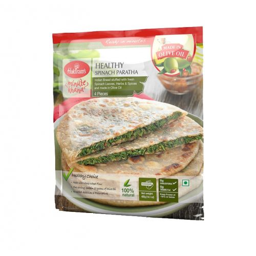 Haldiram's Spinach Paractha 4 Pieces