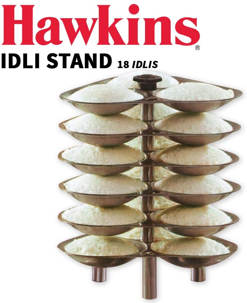 Hawkins Stainless Steel 18 Idli Stand-Recommended for 7 Models of hawkin's pressure cooker