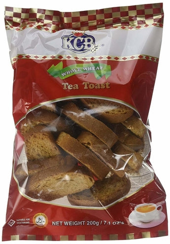 KCB Tea Toast  Whole Wheat 7 Oz - 200 Gms