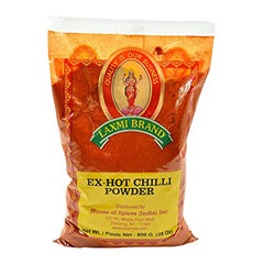 Laxmi Extra Hot Red Chilli Powder 28 Oz - 800 Gms