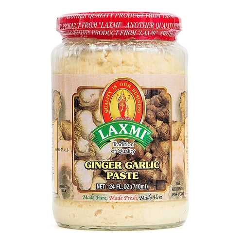 Laxmi Ginger & Garlic Paste 24 Oz - 710 ml