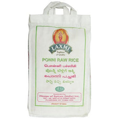 Laxmi Brand Ponni Raw Rice 10 LB - 4.5 KG