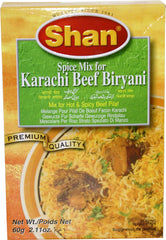 Shan Karachi Beef Biryani 2.1 OZ - 60 Gms