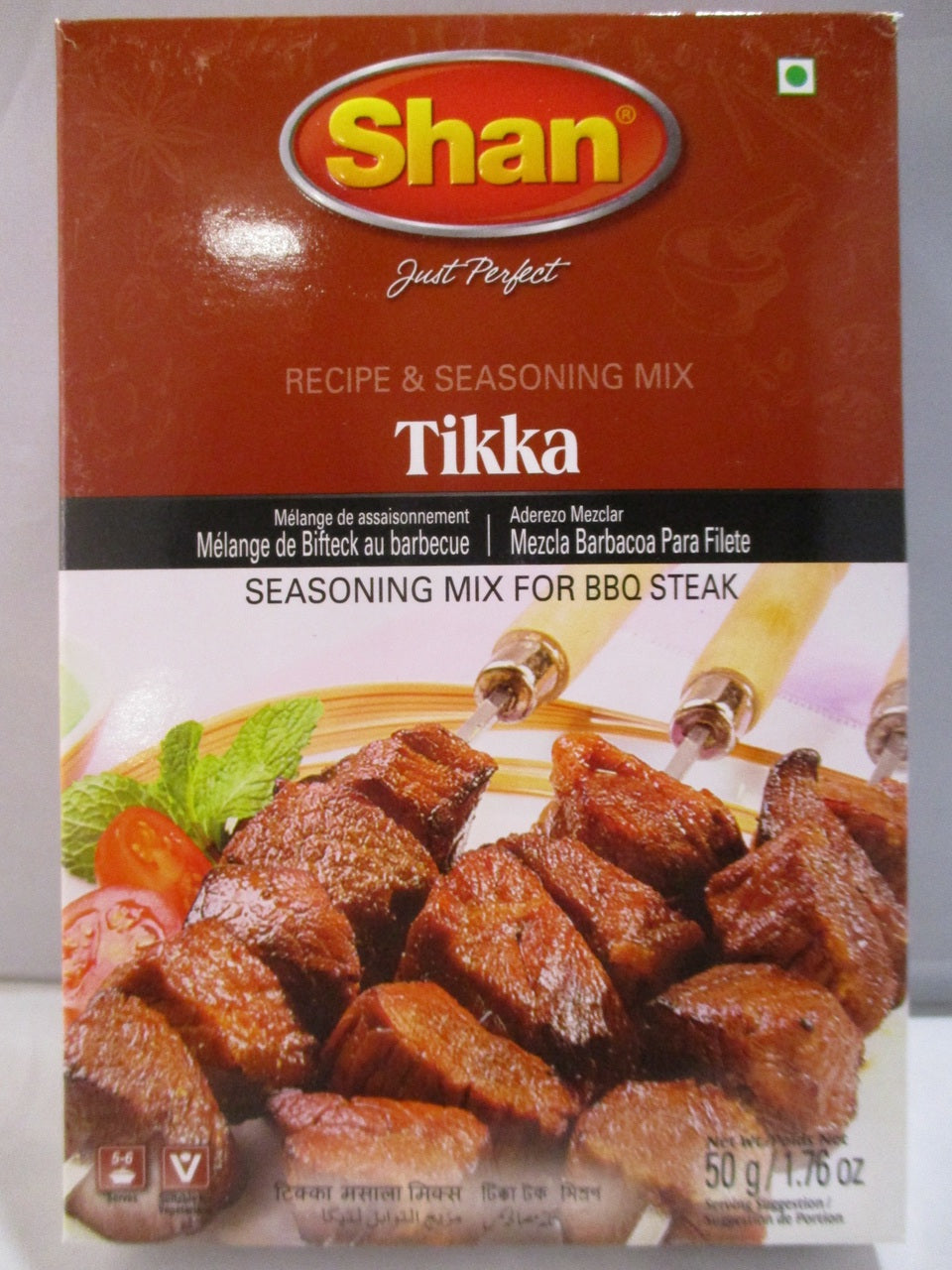 Shan Tikka BBQ Masala 1.76 OZ - 50 Gms