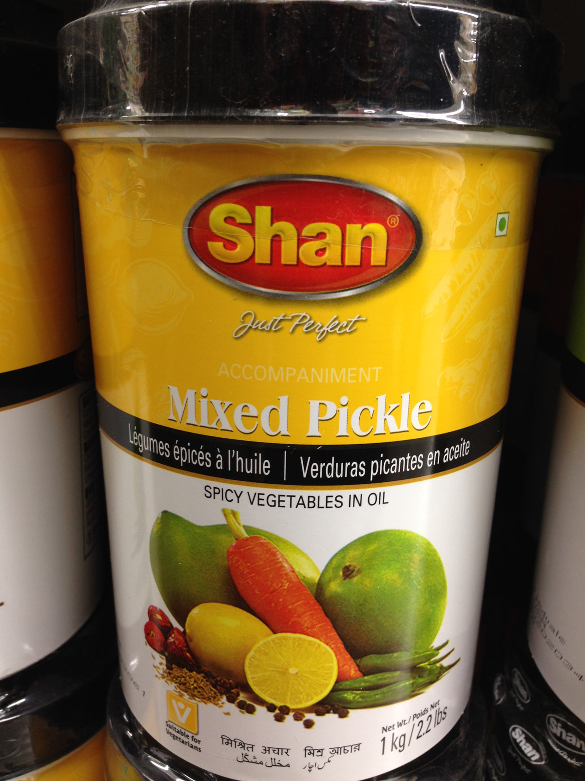 Shan Mixed Pickle  35 OZ -  1000 Gms