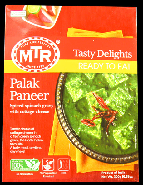 MTR Palak Paneer 10.5 Oz - 298 Gms