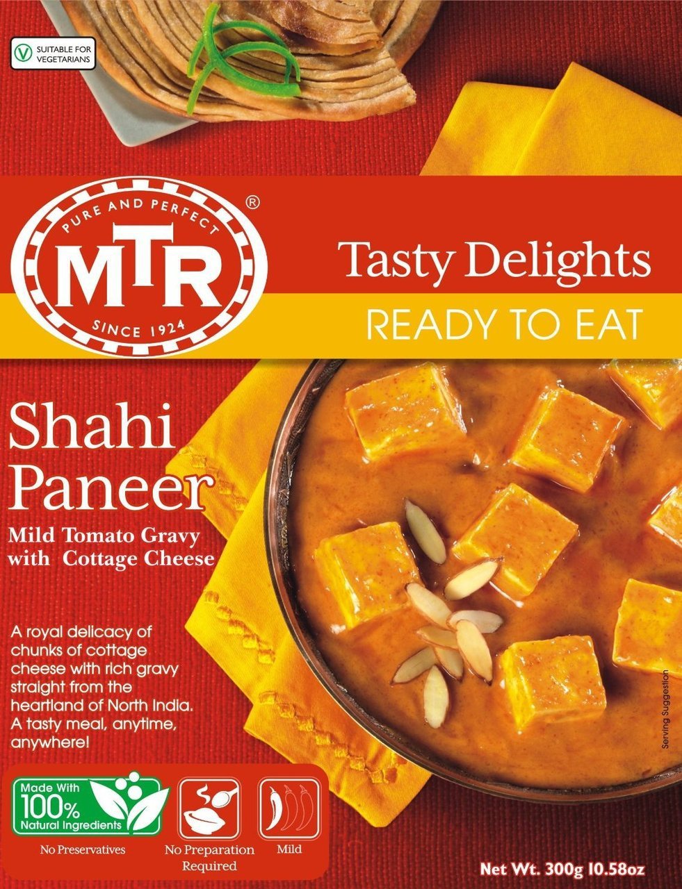 MTR Shahi Paneer 10.58 Oz - 300 Gms