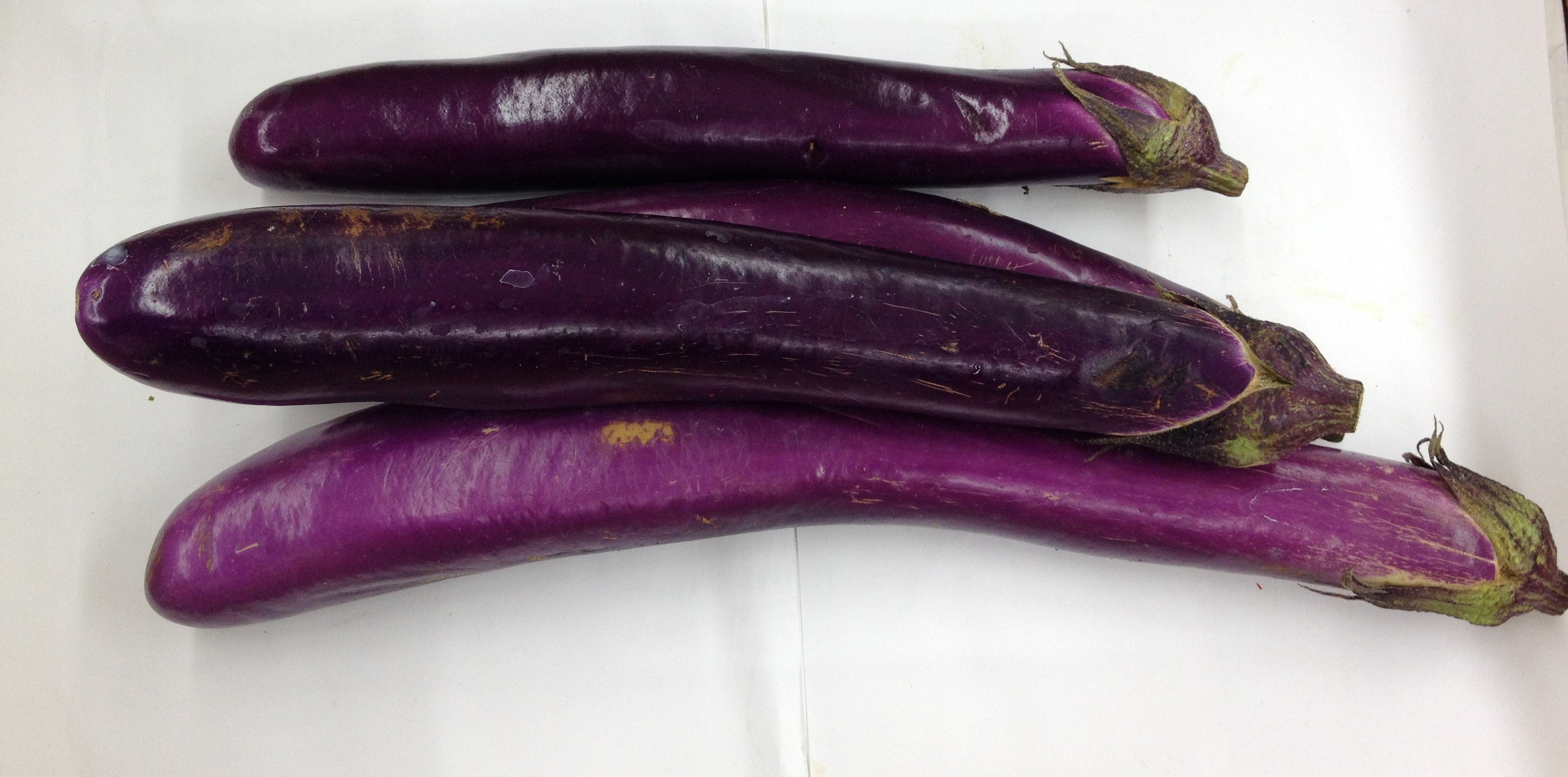 Fresh LONG EGG PLANT $-Lb