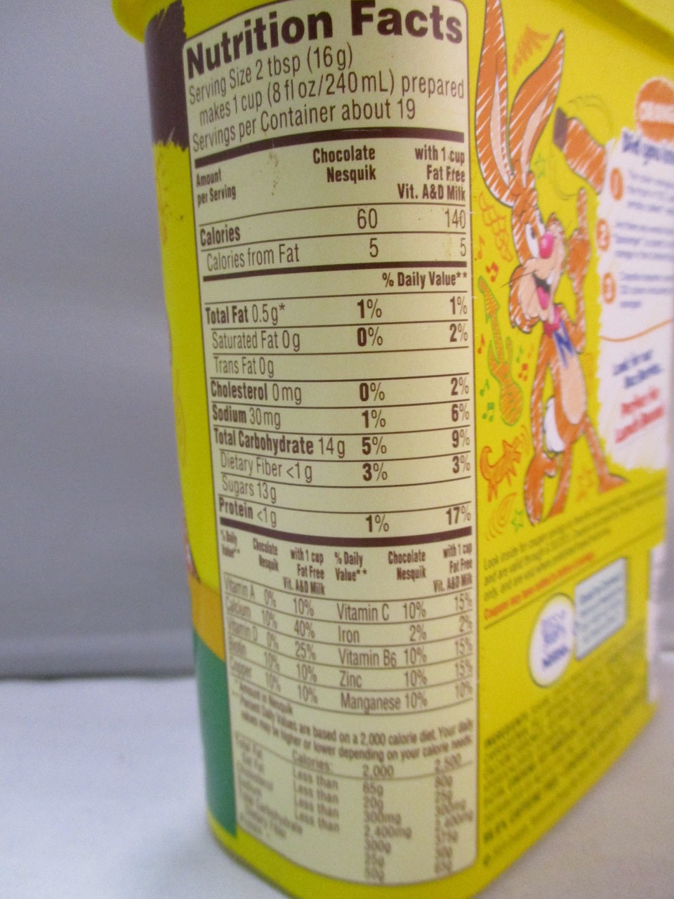 Nestle Nesquik Powder Drinks 10.9 OZ - 309 Gms