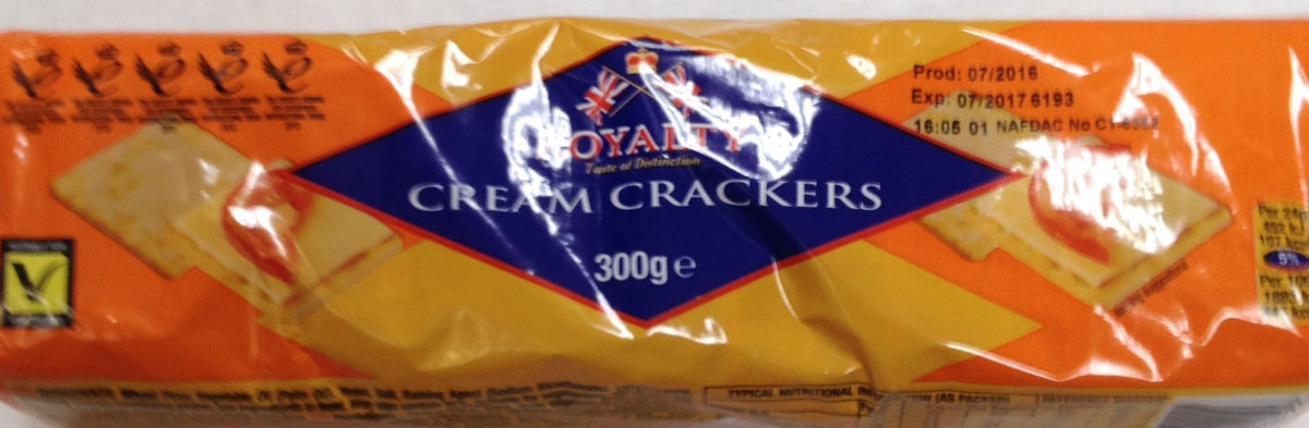 Royalty Cream Crackes 10.5 Oz - 300 Gms