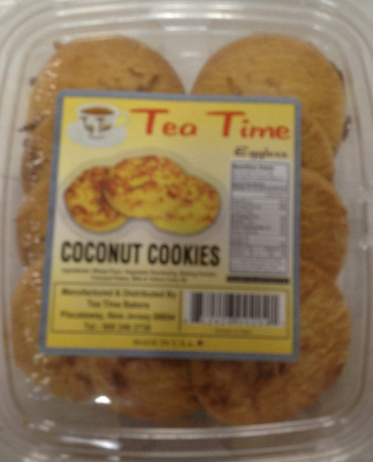 Tea Time Coconut Cookies 7 Oz - 200 Gms