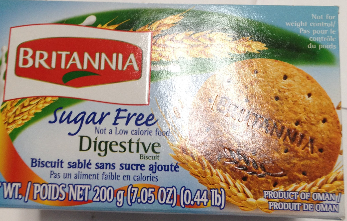 Britannia Digestive Sugar Free 7.05 Oz - 200 Gms