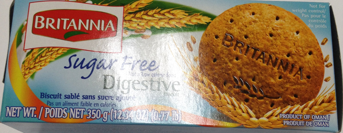 Britannia Digestive Sugar Free 12.34 Oz - 350 Gms