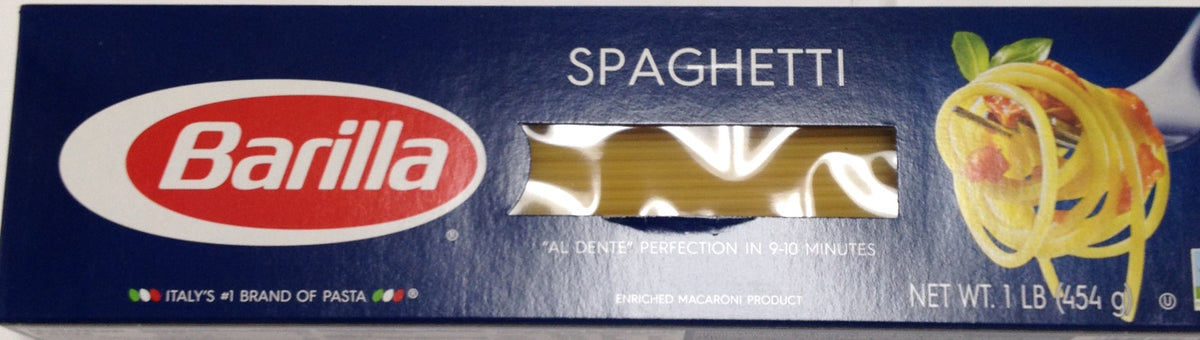 Barilla Spaghetti 16 Oz - 454 Gms