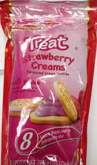 Britannia Treat  Creme Wafers Strawberry 5.29 Oz -150Gms