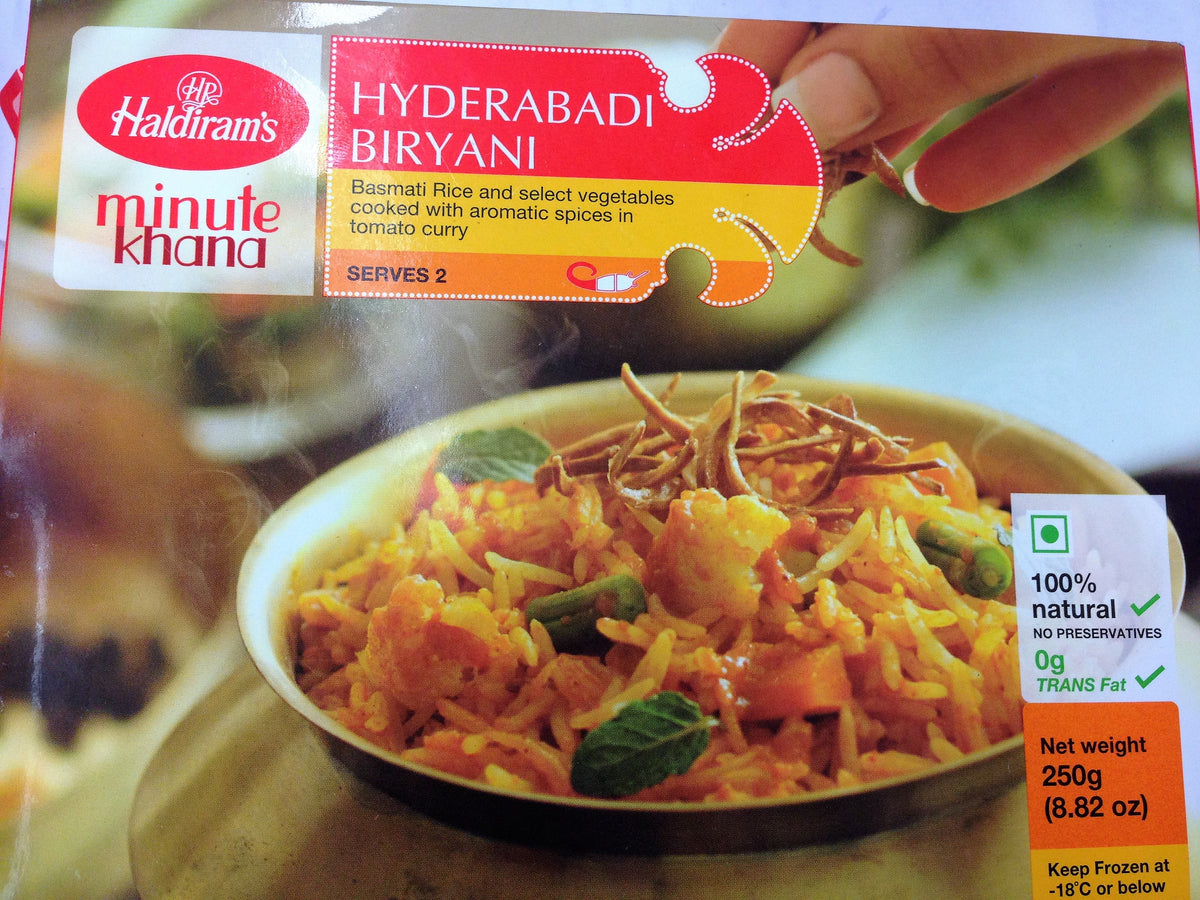 Haldiram'S Hyderabadi Biryani 8.82 OZ -  250 Gms