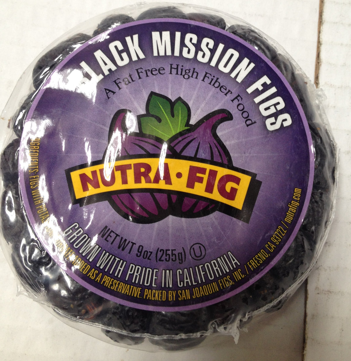 Black Mission Figs Nutara Fig 9 Oz - 255 Gms