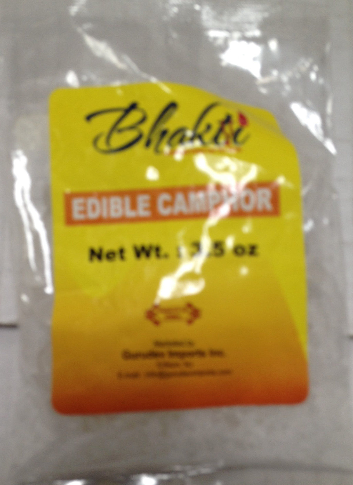Bhakti Edible Camphor 3.5 Oz