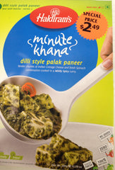 Haldiram's RTE Dilli Style Palak Paneer 10.59 Oz - 300 Gms