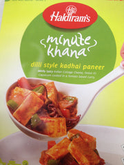 Haldiram's RTE Dilli Style Kadhai Paneer 10.59 Oz - 300 Gms