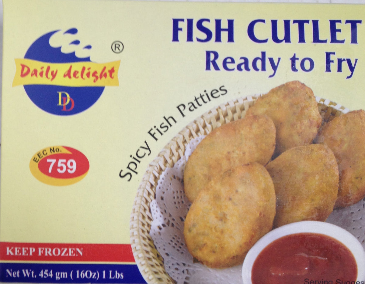 Daily delight Fish Cutlet 16 Oz - 454 Gms