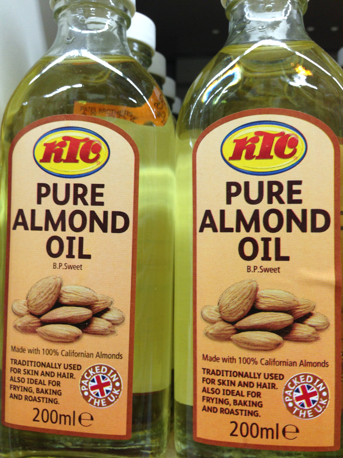 KTC Pure Almond Oil 6.76 Fl Oz