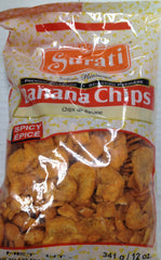 Surati Banana Chips 12 Oz - 341 Gms