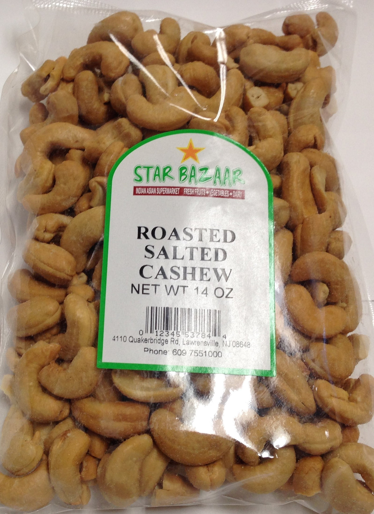 Big Bazaar - Star Bazaar  Roasted Salted Cashew 14 OZ - 400 Gms